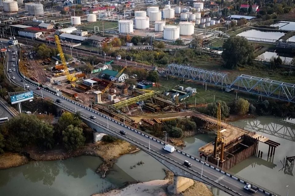 Строительство моста Краснодар — Яблоновский